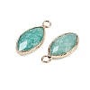 Natural Amazonite Faceted Pendants G-G193-01G-06-2