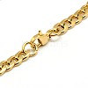 304 Stainless Steel Curb Chain/Twisted Chain Bracelet Making STAS-A028-N121G-2