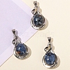 Natural Pietersite Teardrop Pendants PW-WG59668-01-5