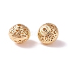 Brass Hollow Beads KK-P226-39CG-01-1