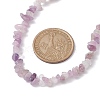 Natural Lilac Jade Chip Beaded Necklace NJEW-JN04615-04-3