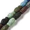 Natural Lava Rock Beads Strands G-U007-01N-1