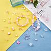 150 Pieces Random Rose Acrylic Beads Bear Pastel Spacer Beads Butterfly Loose Beads for Jewelry Keychain Phone Lanyard Making JX543C-6