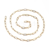 Soldered Brass Paperclip Chains CHC-G005-06G-01-3