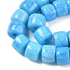 Dyed Glass Beads Strands GLAA-H037-01E-3