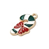 Christmas Alloy Enamel Pendants FIND-H055-17A-G02-2