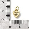 Brass Micro Pave Cubic Zirconia Pendants KK-C090-42G-02-3
