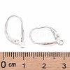 Sterling Silver Leverback Hoop Earrings Findings X-STER-A002-236-4