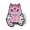 Halloween Cat Enamel Pins JEWB-K001-05B-EB-1