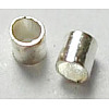 Brass Tube Crimp Beads X-E001-S-FF-2