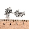 Coconut Tree Tibetan Style Alloy Pendants PALLOY-AD1515-AS-2