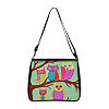 Owl Printed Polyester Shoulder Bags PW-WG8B7D6-21-1