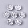 Transparent Clear Acrylic Beads TACR-S150-02B-04-2