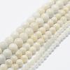 Natural White Jade Bead Strands G-G666-07A-1