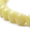 Natural Lemon Jade Beads Strands G-S259-46-10mm-3