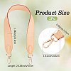 Double Face Cowhide Leather Long Bag Straps PURS-CL0001-49A-2