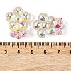 Transparent Epoxy Resin Flower Decoden Cabochons CRES-M034-06D-3