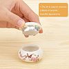  6Pcs 6 Colors Porcelain Mini Tea Storage Containers CON-NB0001-94-6