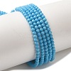 Synthetic Turquoise Dyed Beads Strands G-B090-A14-01-1