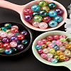 Transparent Crackle Acrylic Beads CACR-TA0001-03-4