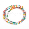 Faceted Glass Beads Strands GLAA-G074-B03-2