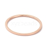 1mm Polished Plain Dome Finger Ring for Girl Women RJEW-C012-02G-RG-2