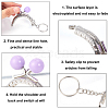   13Pcs 13 Color Iron Purse Frame Handle Keychain KEYC-PH0001-76P-4