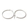 Non-Tarnish 304 Stainless Steel Hoop Earrings for Women EJEW-Z066-02P-2