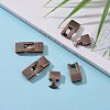 Tibetan Style Snap Lock Clasps LS-TIBE-LF11313Y-R-LF-5