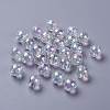 Eco-Friendly Transparent Acrylic Beads X-PL735-2-3