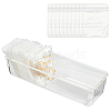   Rectangle Plastic Table Jewelry Organizer Storage Bins AJEW-PH0011-20-1