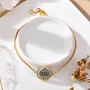 Adjustable Brass Box Chain Bolo Bracelets BJEW-P196-05G-1