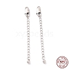 925 Sterling Silver Chain Extenders STER-D036-44AS-3