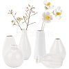  6Pcs 6 Style Mini Ceramic Floral Vases for Home Decor BOTT-NB0001-05-1