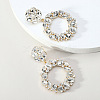 Exaggerated Fashion Crystal Alloy Round Earrings with Unique Design Sense ST1877002-1