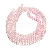 Drawbench Transparent Glass Beads Strands GLAD-Q012-4mm-02-4