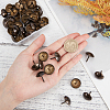 Iron Round Head Nails AJEW-GA0001-54-3