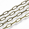 Brass Paperclip Chains X-CHC-S008-001A-AB-1