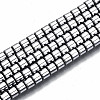 Electroplate Non-magnetic Synthetic Hematite Beads Strands G-T114-61-P-1