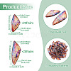 Transparent Resin Wing Pendants Set RESI-TAC0021-01D-3