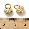 Brass Micro Pave Cubic Zirconia Cup Pearl Peg Bails Pin Pendants KK-S397-05D-4