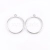 Tarnish Resistant 201 Stainless Steel Pendants STAS-E438-31P-1