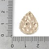 Brass Micro Pave Clear Cubic Zirconia Pendants KK-Z075-13G-3