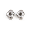 Irregular 304 Stainless Steel Beads STAS-D394-03D-P-1
