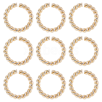 Long-Lasting Plated Brass Open Jump Rings KK-BC0001-15B-1