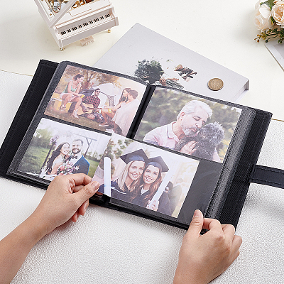 6 Inch PU Leather Pocket Albums AJEW-WH0077-082-1