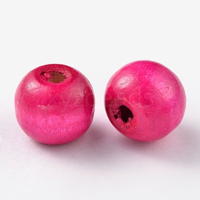Natural Maple Wood Beads TB12mmY-2-1