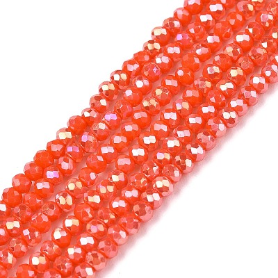 Electroplate Glass Beads Strands LS-EGLA-A044-P1mm-B03-1
