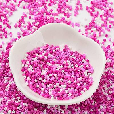 Baking Paint Glass Seed Beads SEED-S042-05B-47-1