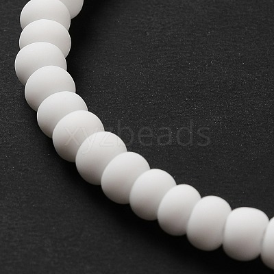 Handmade Frosted Porcelain Beads PORC-E017-01P-1